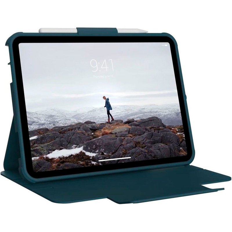 Чехол-книжка UAG [U] Dot Deep Ocean для iPad 10.9" 10-го поколения, «тёмный океан»